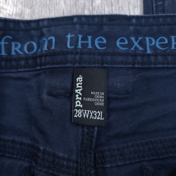3 for $30: prana Pants Mens 28x32 Navy Blue Outdoor Hiking Stretch Jeans - Picture 9 of 11